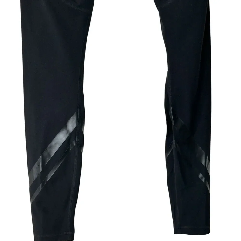 Tory Burch Sport Leggings Women’s XS Black Chevron Yoga